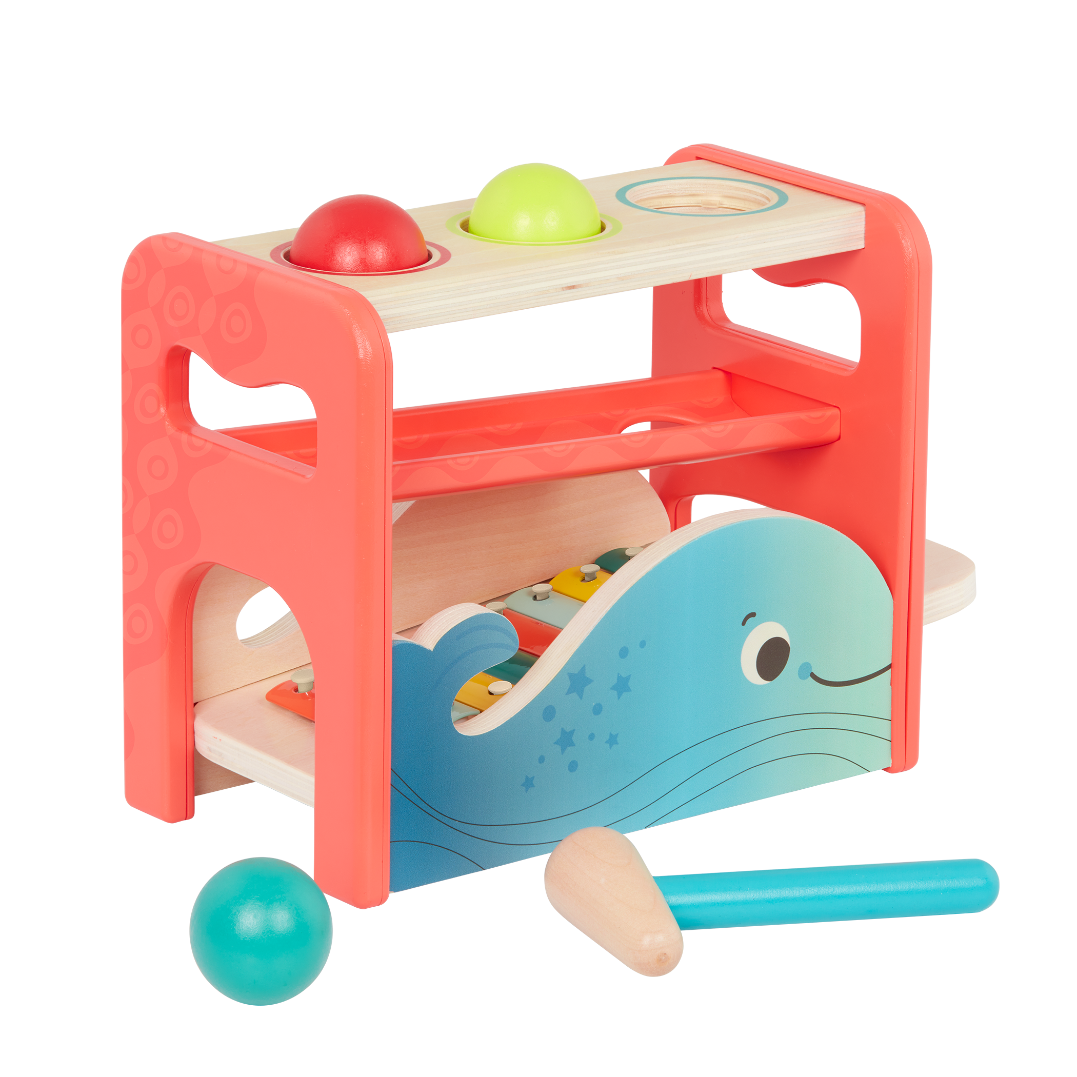 Whale Xylophone Bench