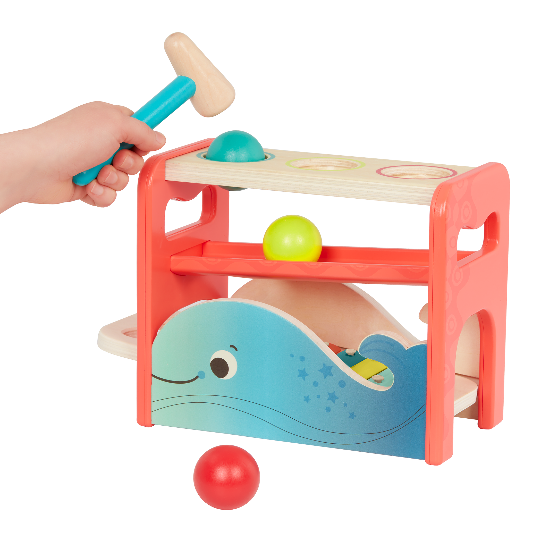 Whale Xylophone Bench