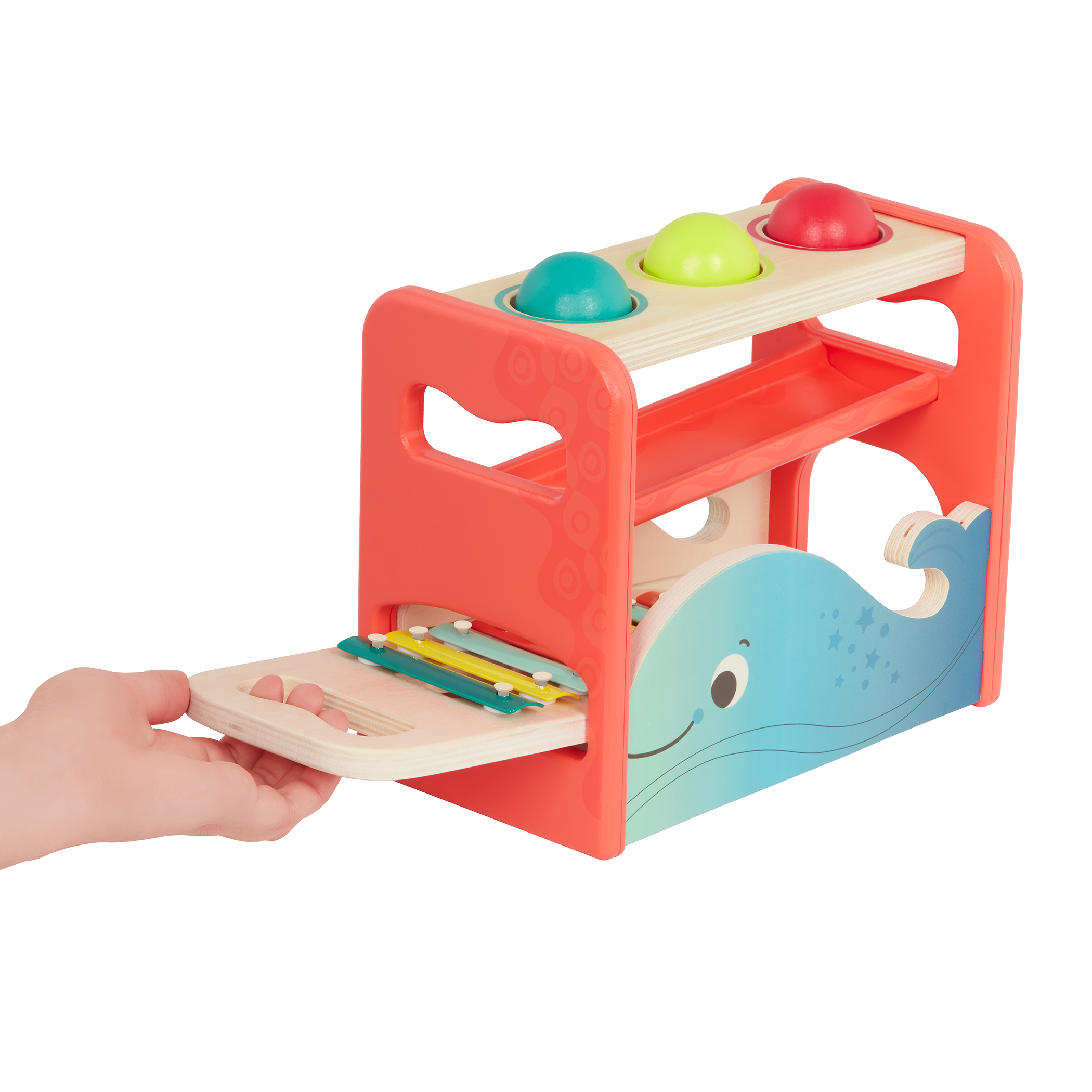 Whale Xylophone Bench