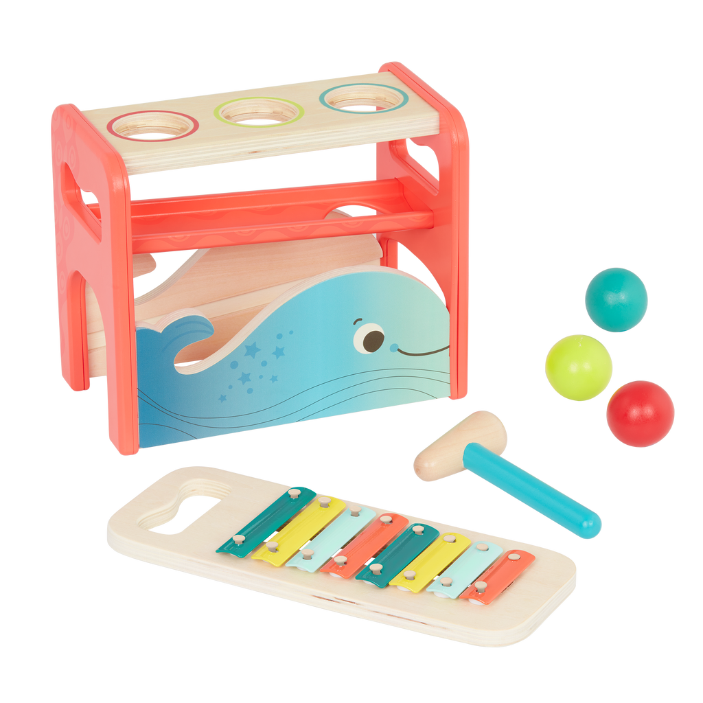 Whale Xylophone Bench