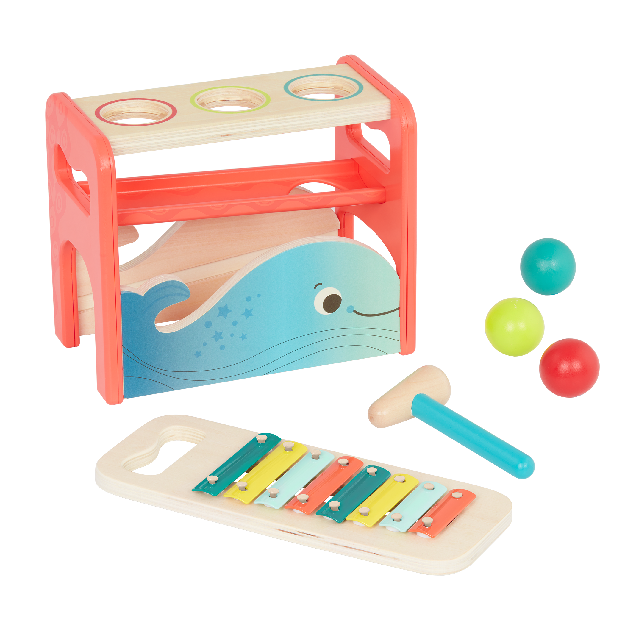 Whale Xylophone Bench