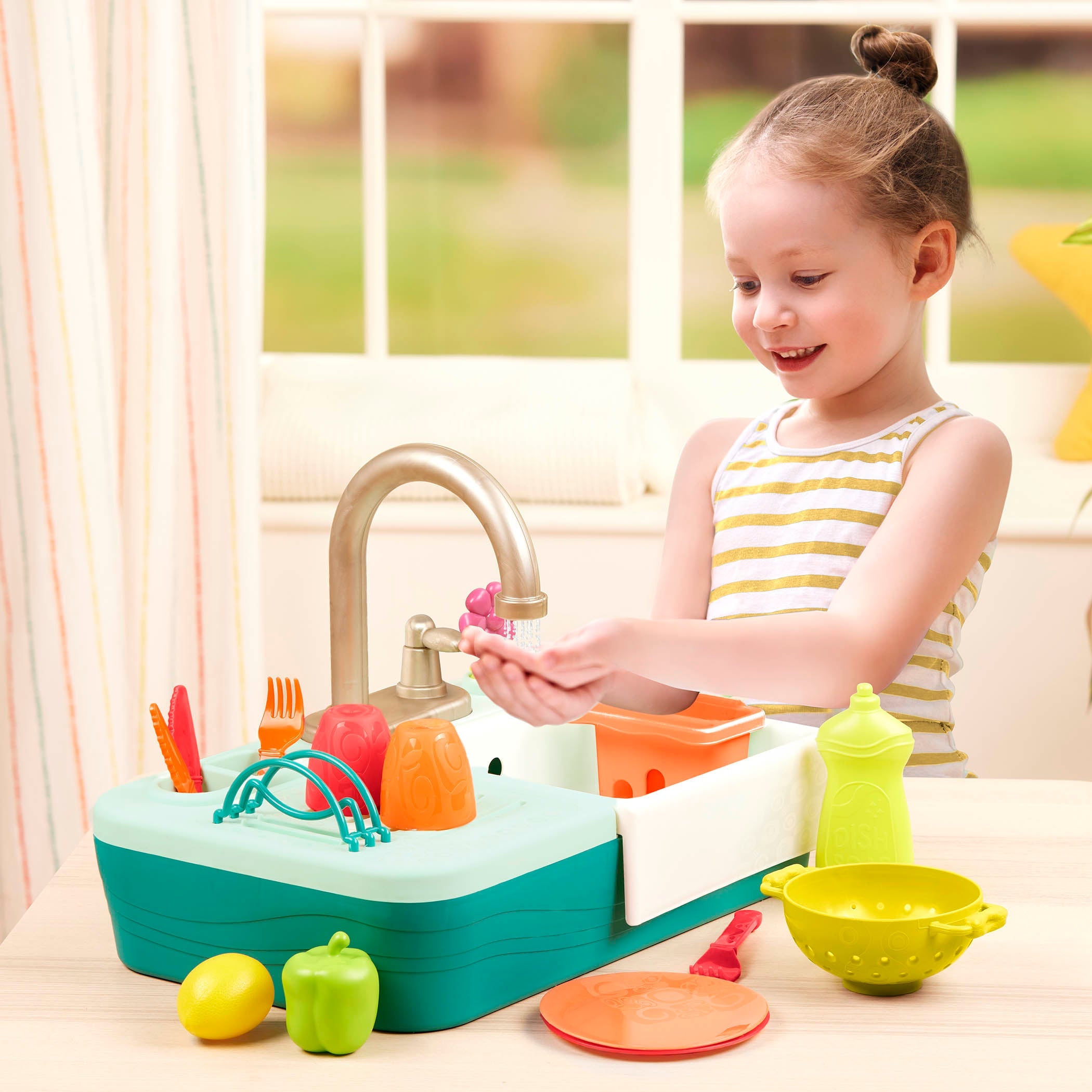 Splash-n-Scrub Sink