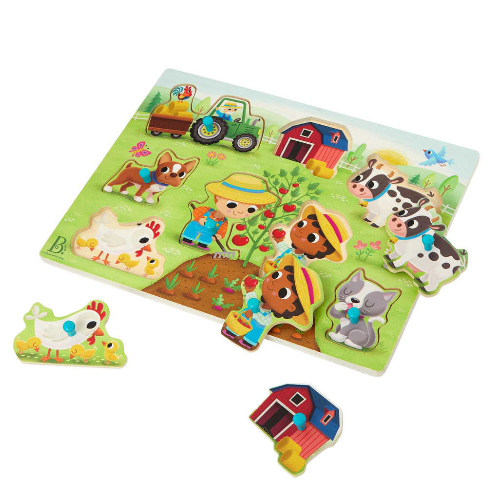 Barnyard Peg Puzzle