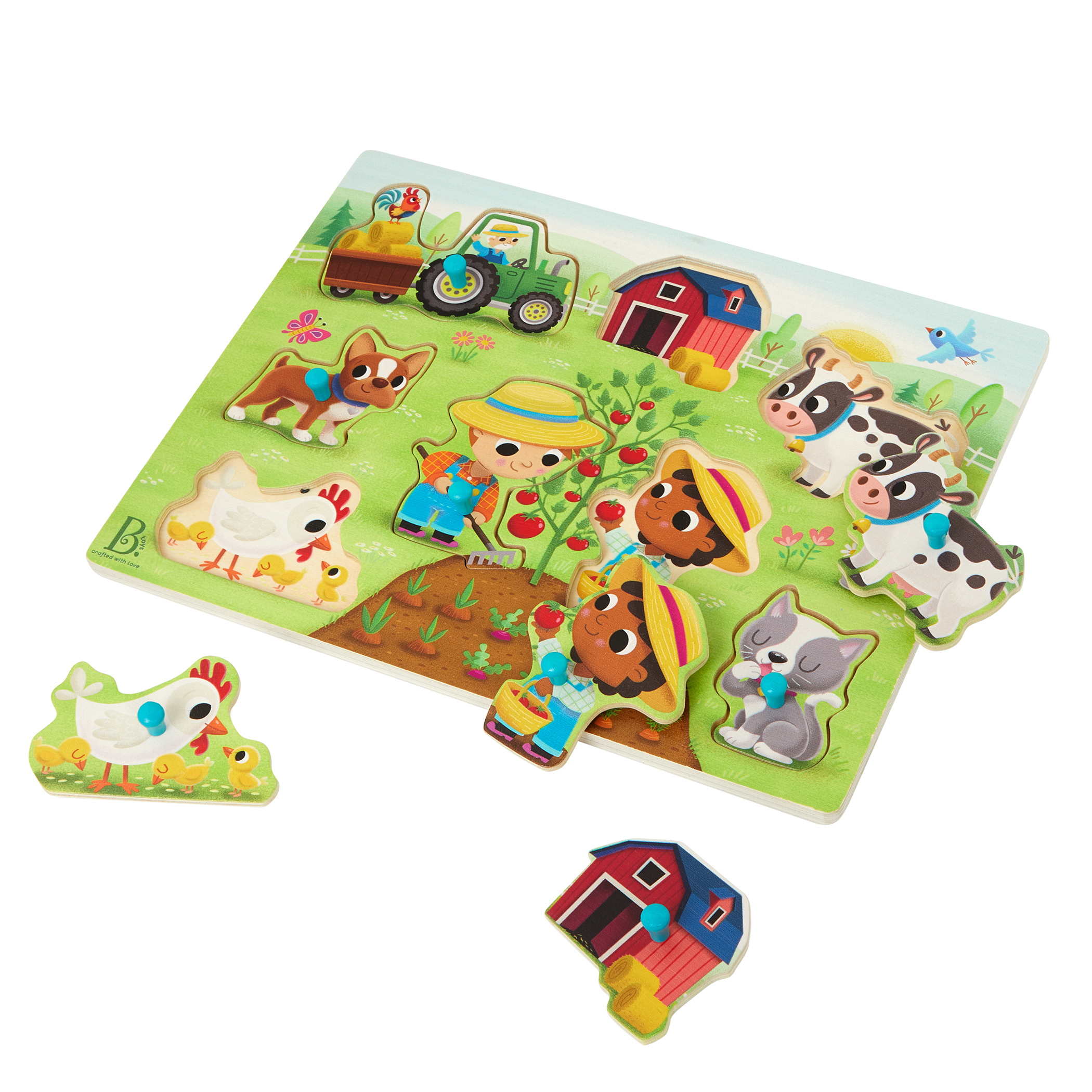 Barnyard Peg Puzzle