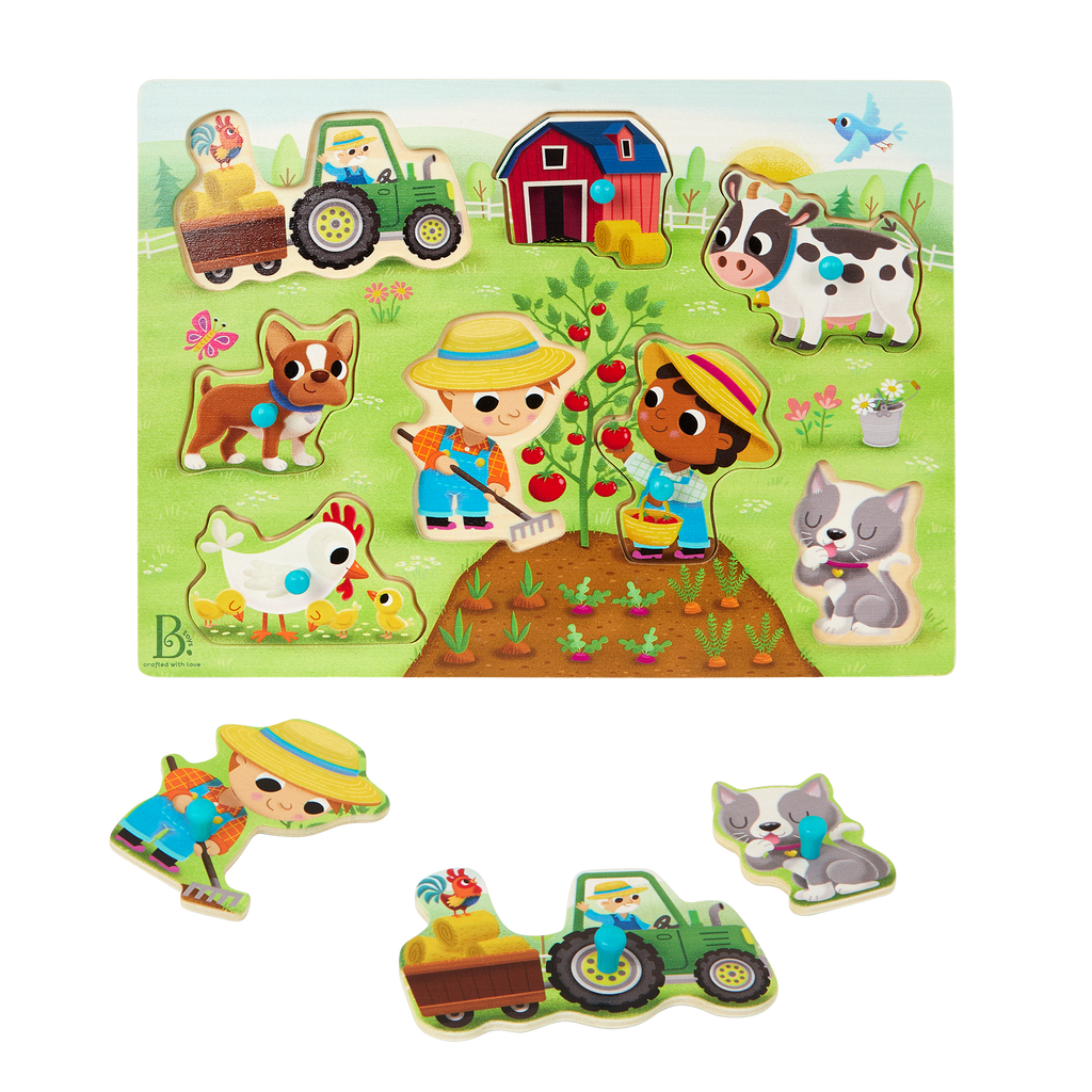 Barnyard Peg Puzzle