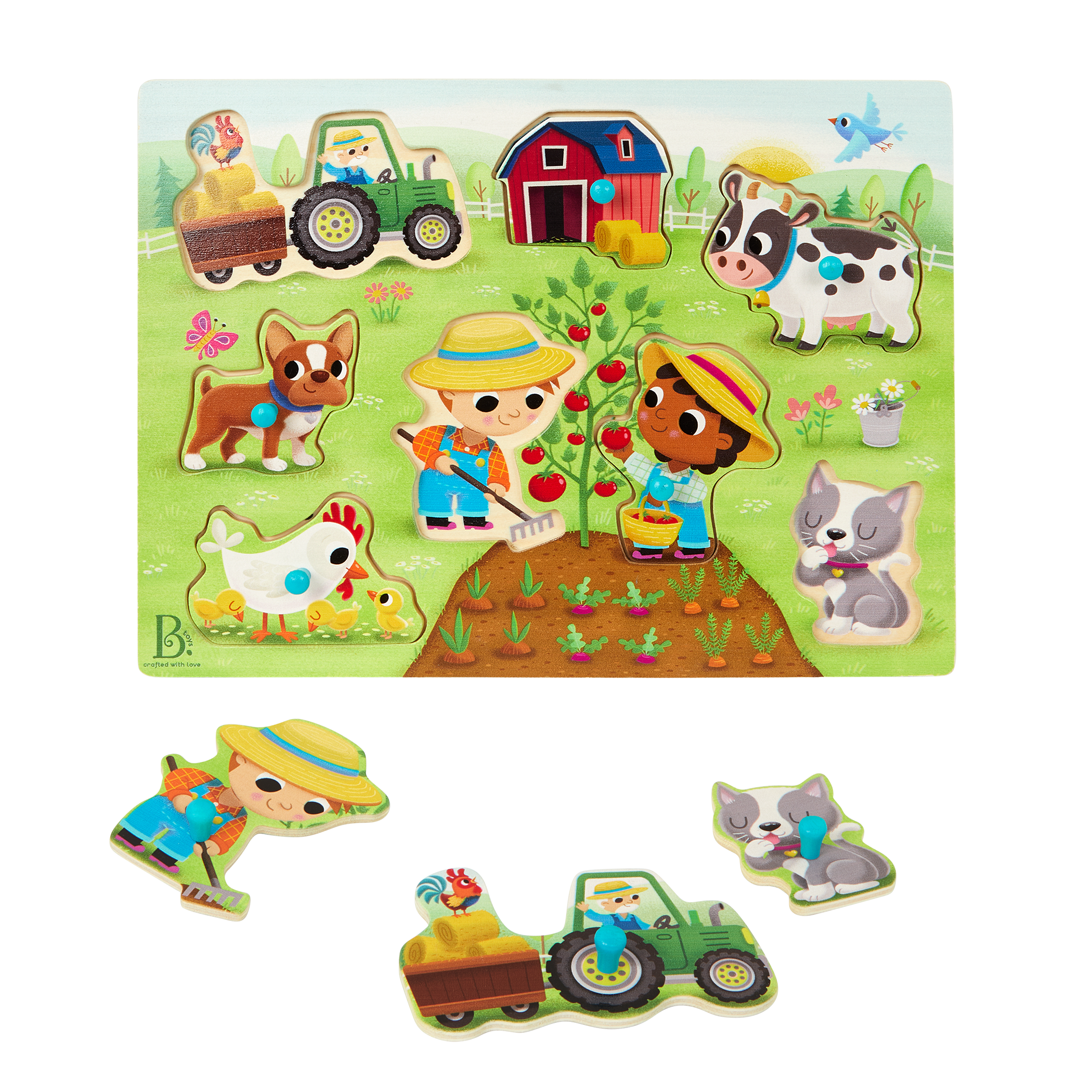 Barnyard Peg Puzzle