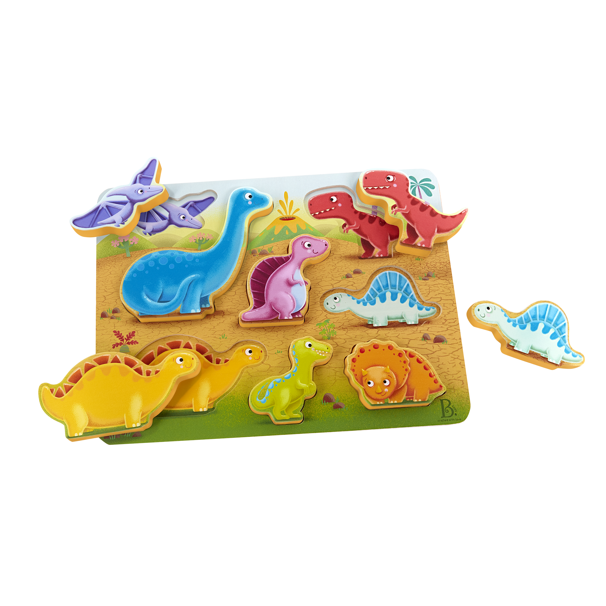 Dinosaur Peg Puzzle