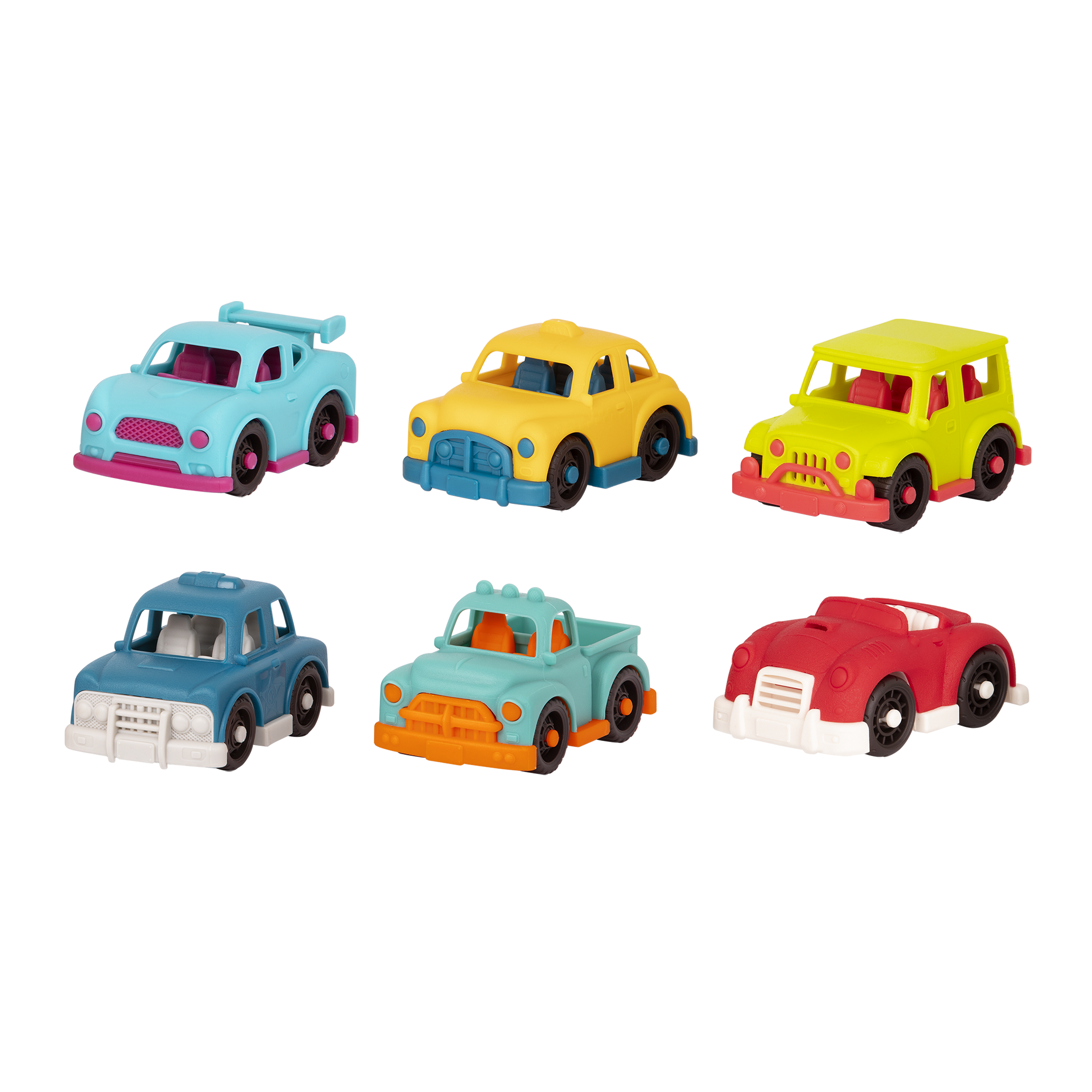 Six Mini Vehicles