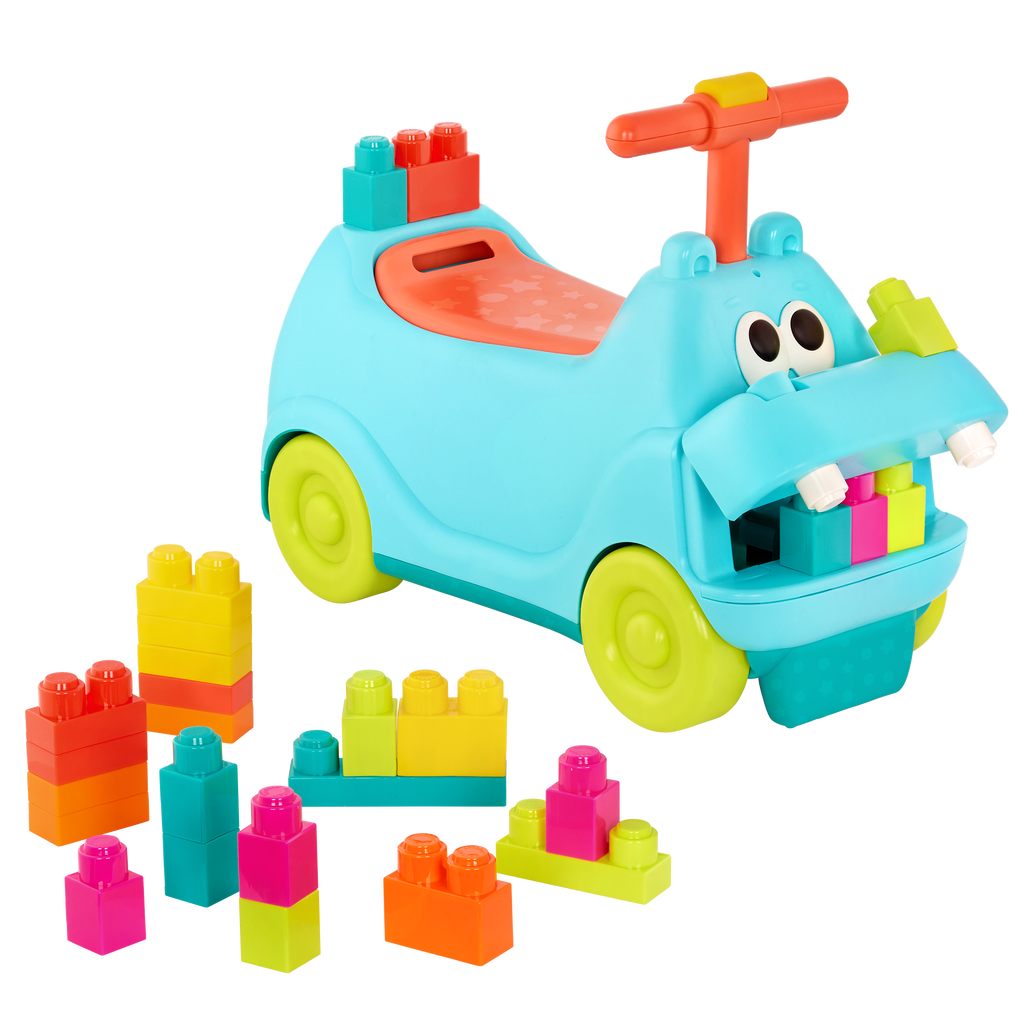 Hippo Block Ride-On
