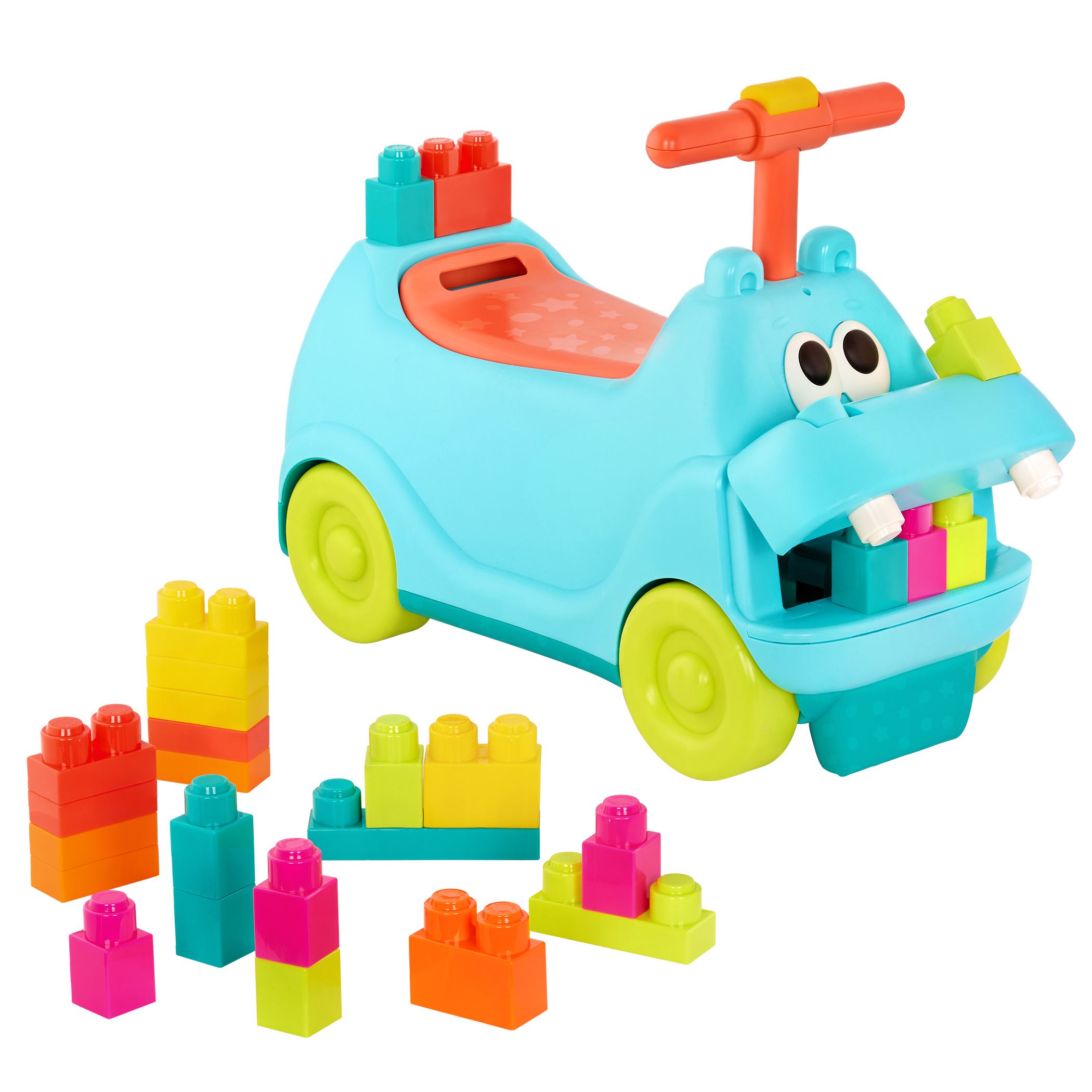 Hippo Block Ride-On