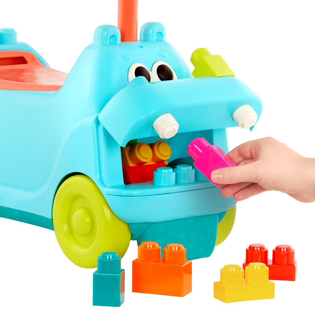 Hippo Block Ride-On