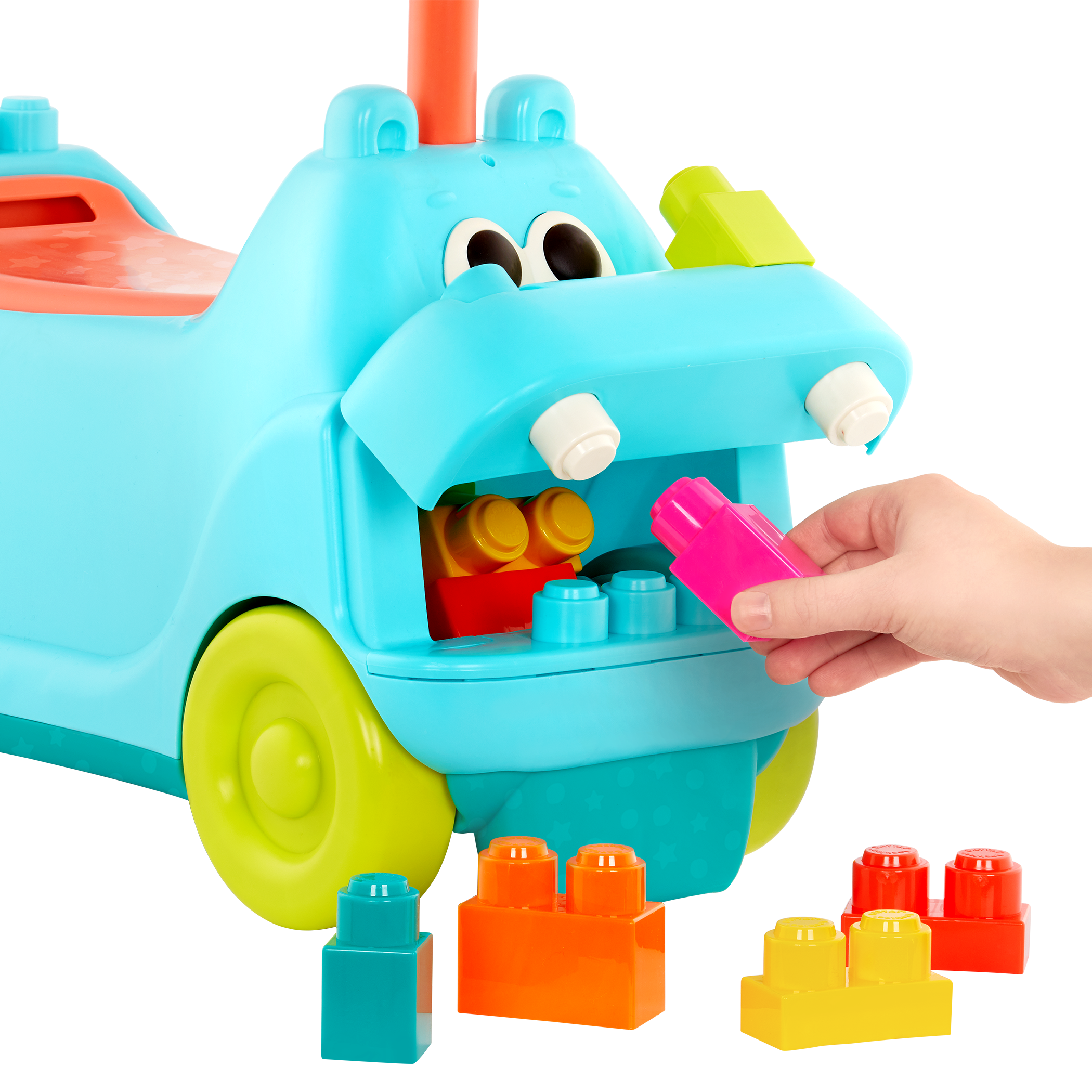 Hippo Block Ride-On