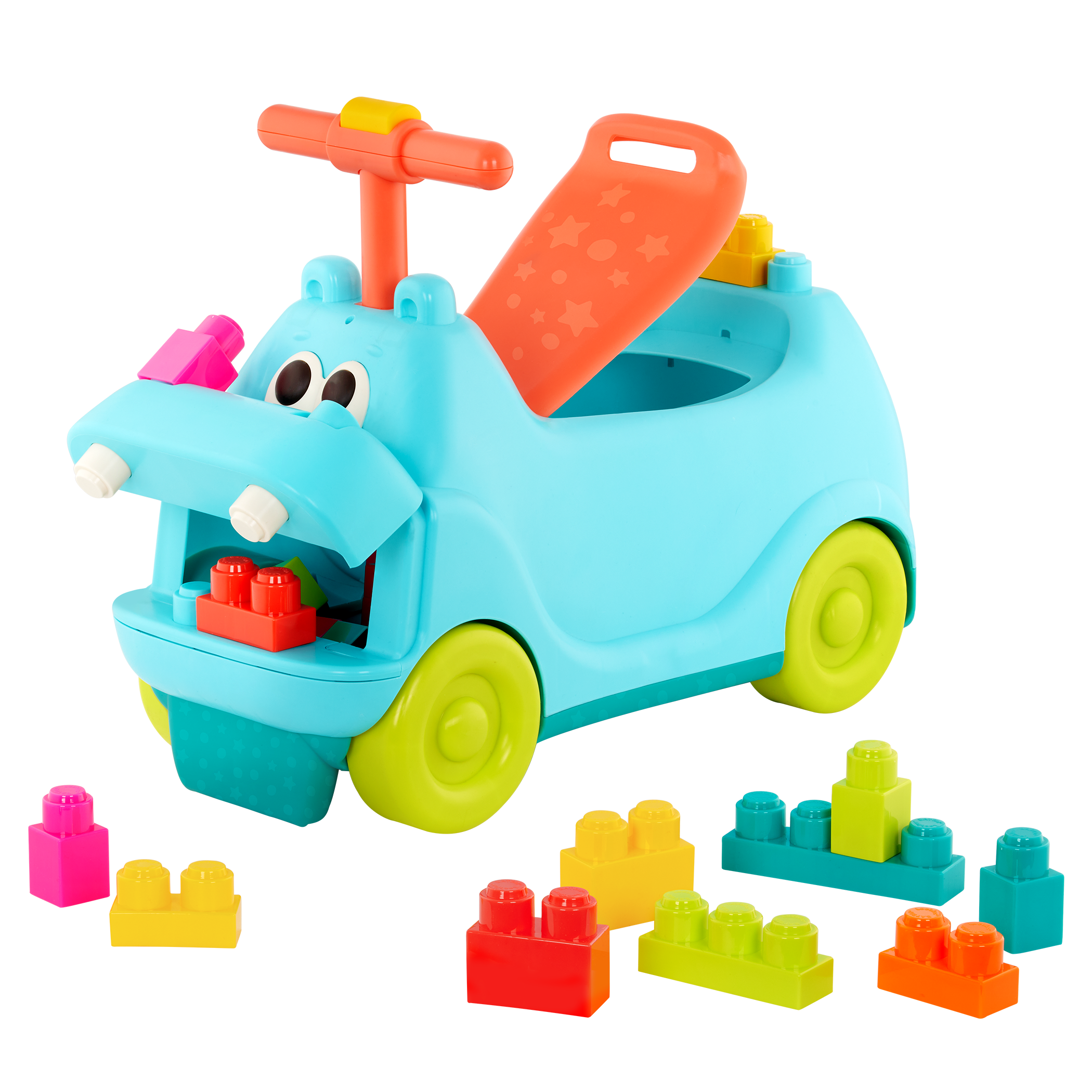 Hippo Block Ride-On