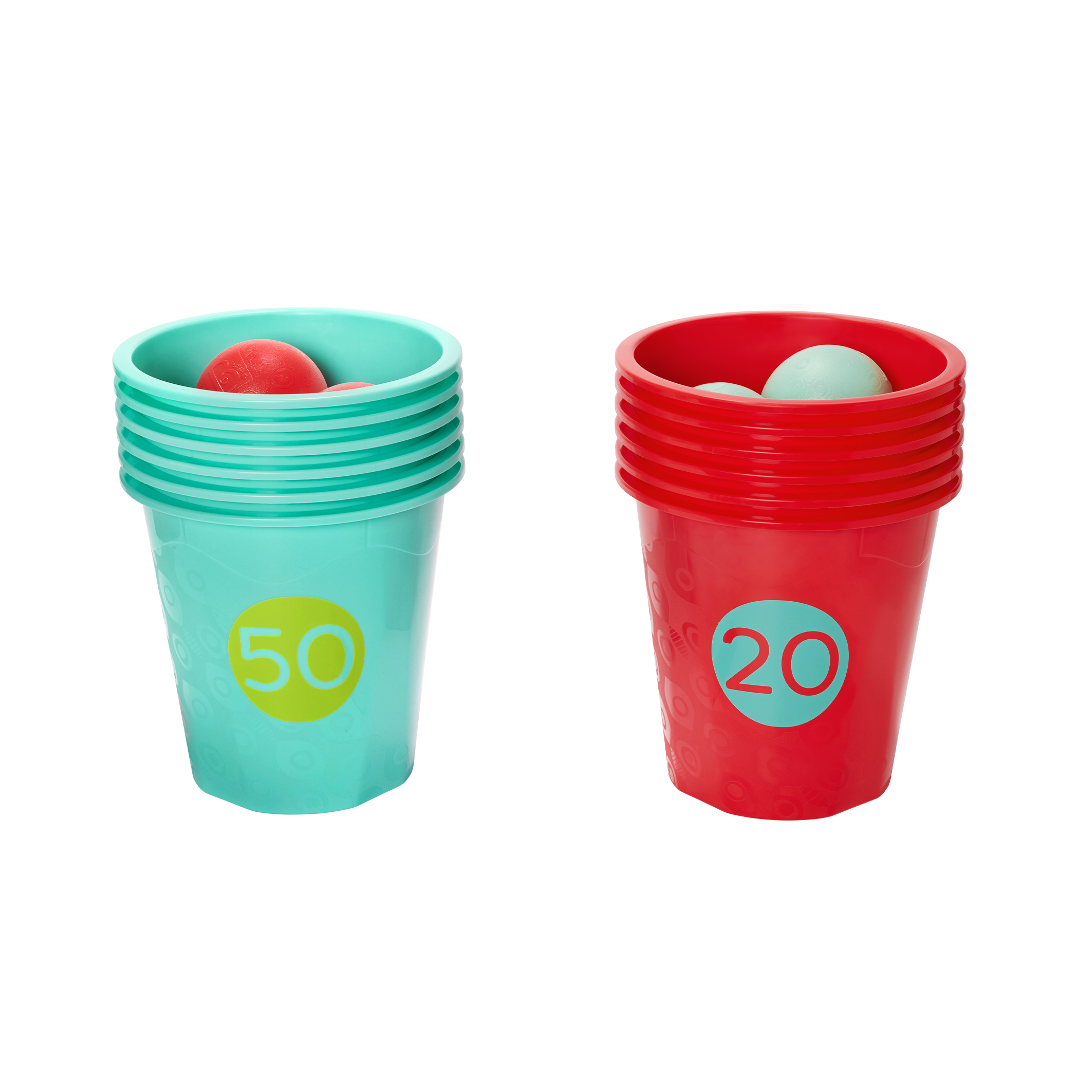 Toss & Topple Buckets