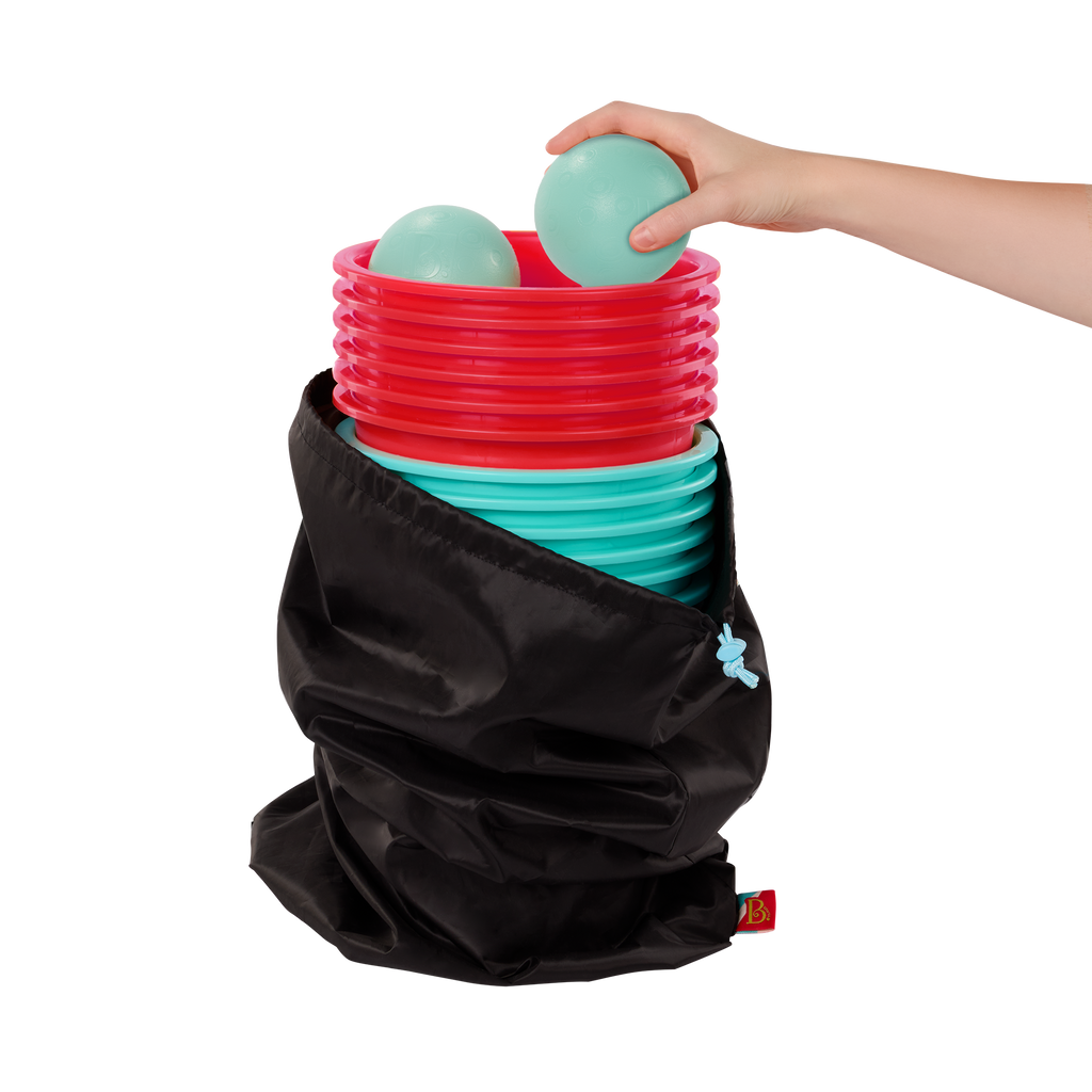 Toss & Topple Buckets