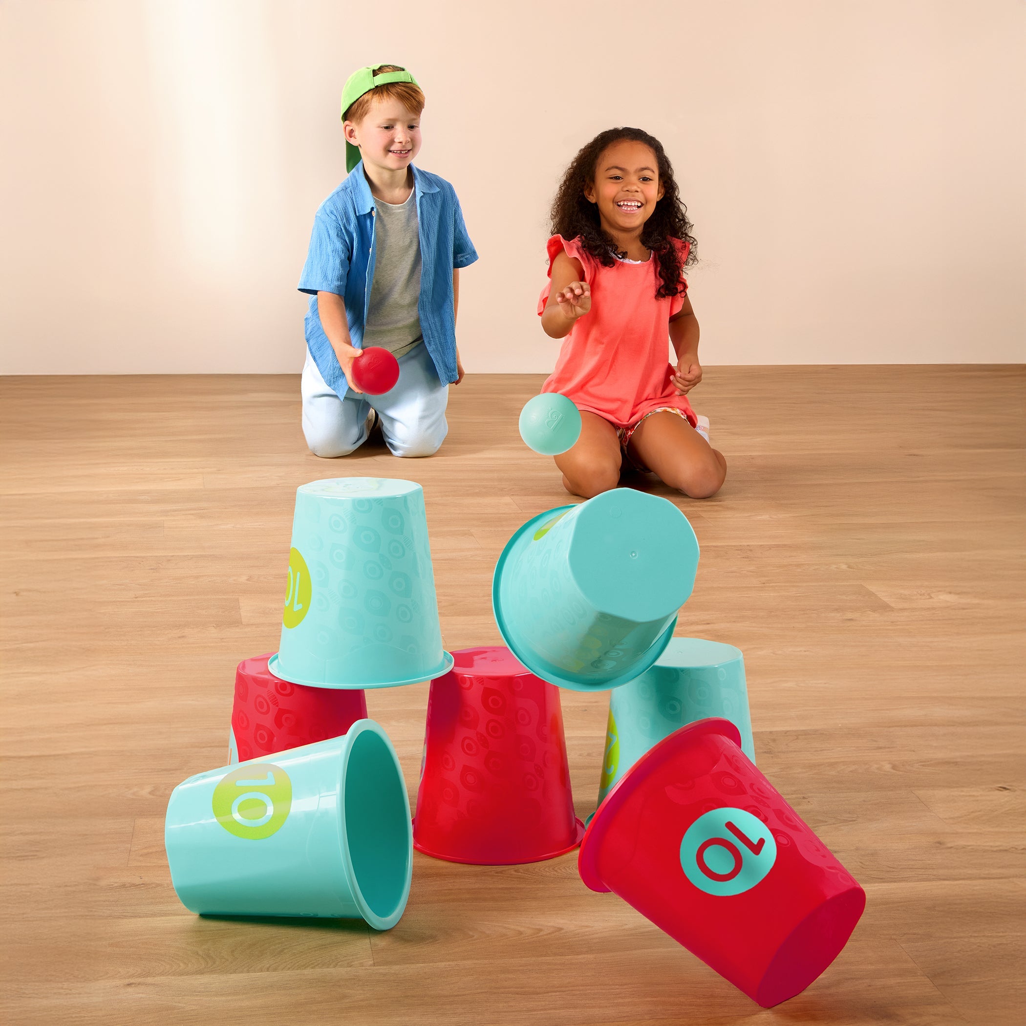 Toss & Topple Buckets