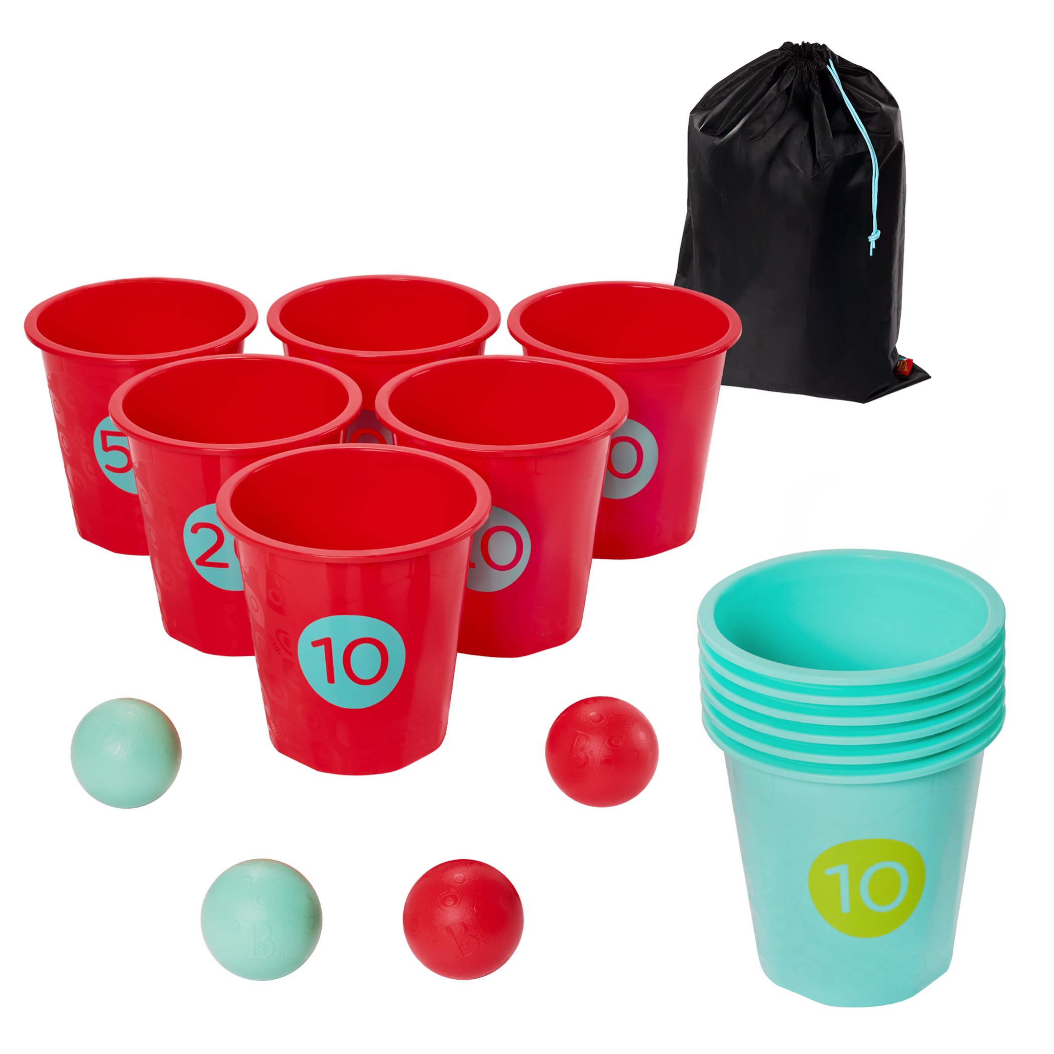 Toss & Topple Buckets