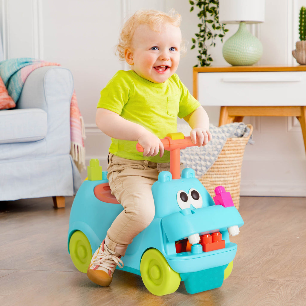 Hippo Block Ride-On